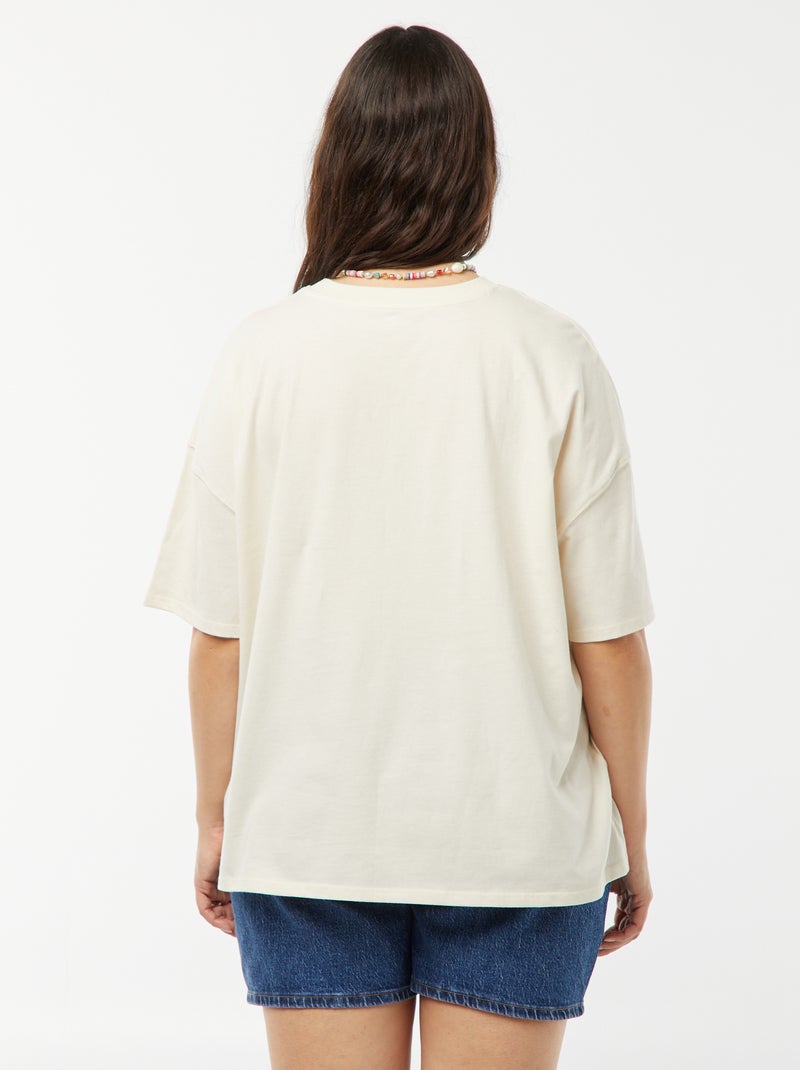 T-shirt 'Princesses' 'Disney' manches courtes BLANC - Kiabi
