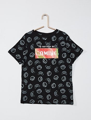 T-shirt print 'hologramme'