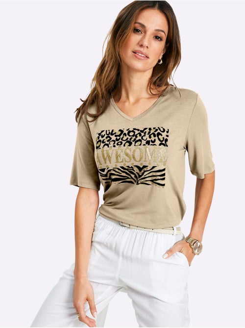 T-shirt produit certifié ocs - taille standard - witt - Kiabi T-shirt produit certifié ocs - taille standard - witt - Kiabi