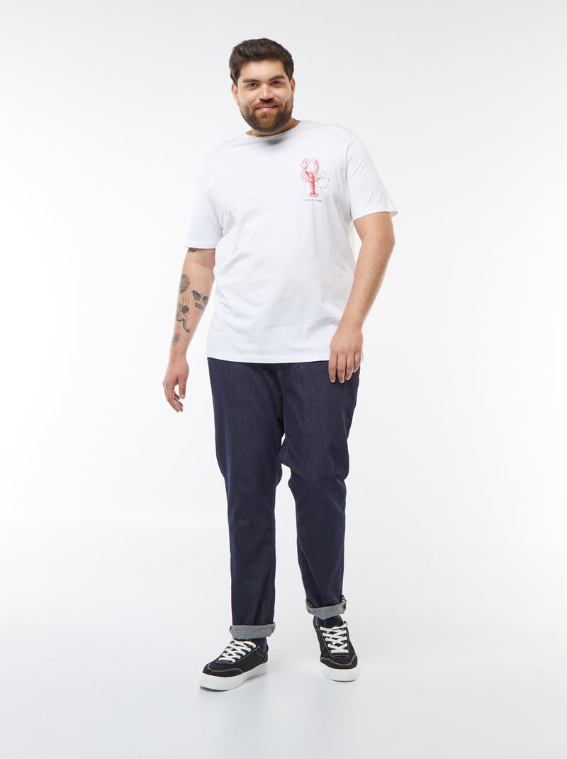 T-shirt 'Produkt' Blanc - Kiabi