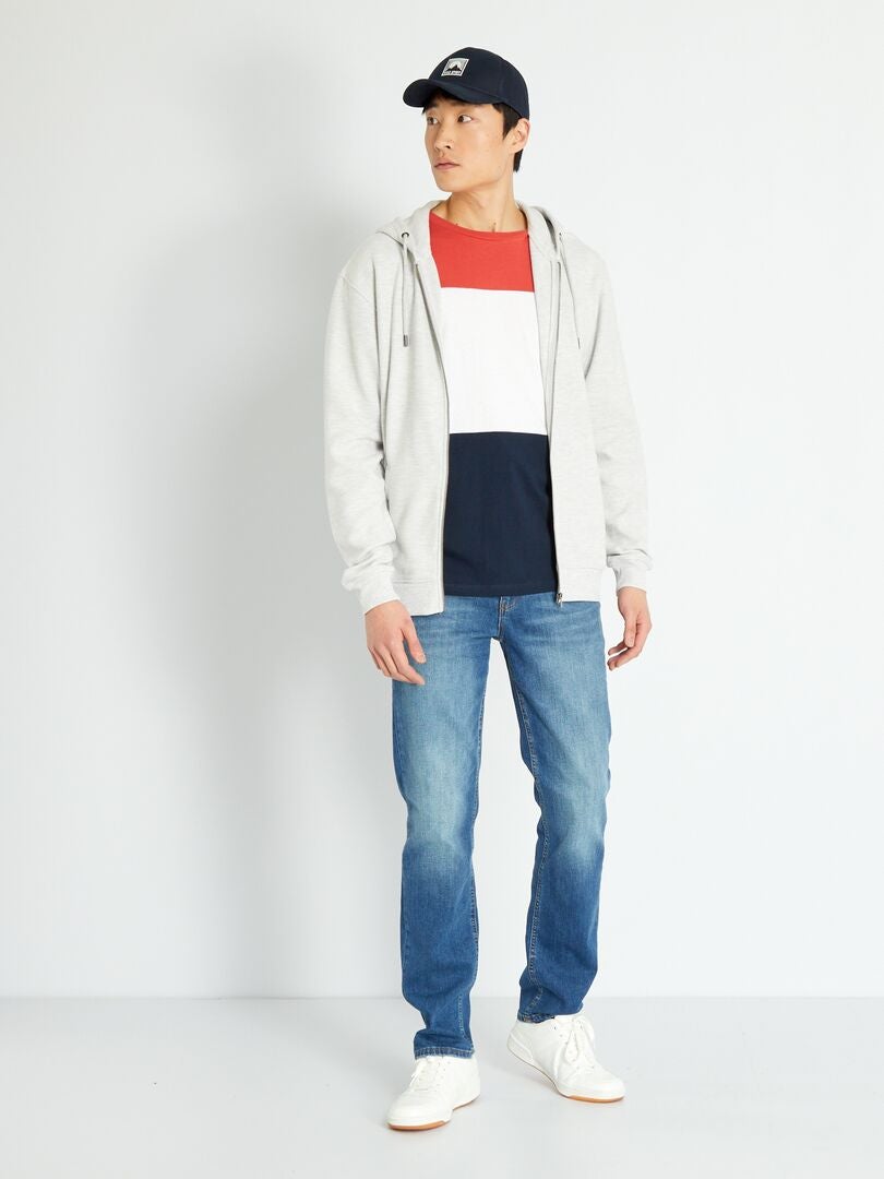 T-shirt 'Produkt' color-block en jersey Rouge - Kiabi