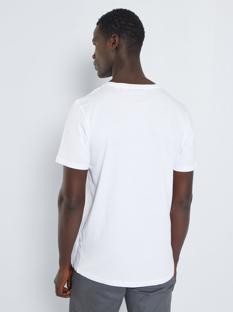 T-shirt 'Produkt' en jersey blanc - Kiabi