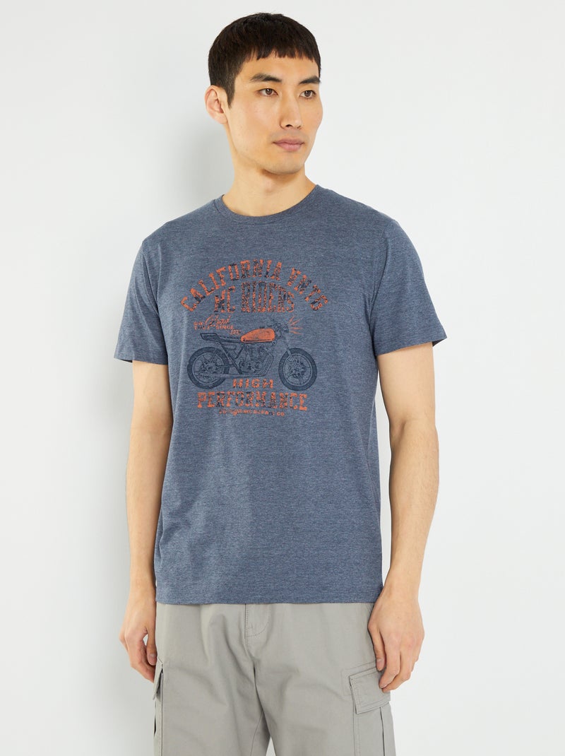 T-shirt 'Produkt' en jersey bleu - Kiabi
