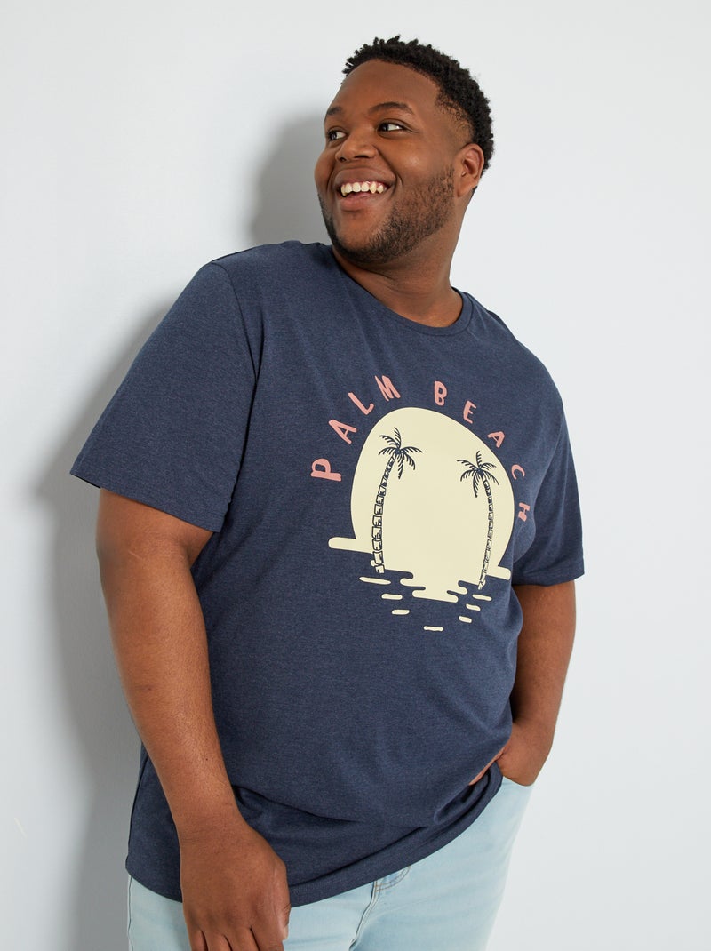 T-shirt 'Produkt' en jersey bleu - Kiabi
