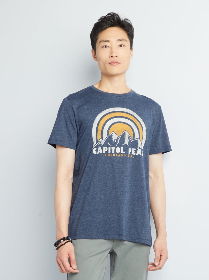 T-shirt 'Produkt' en jersey Bleu - Kiabi