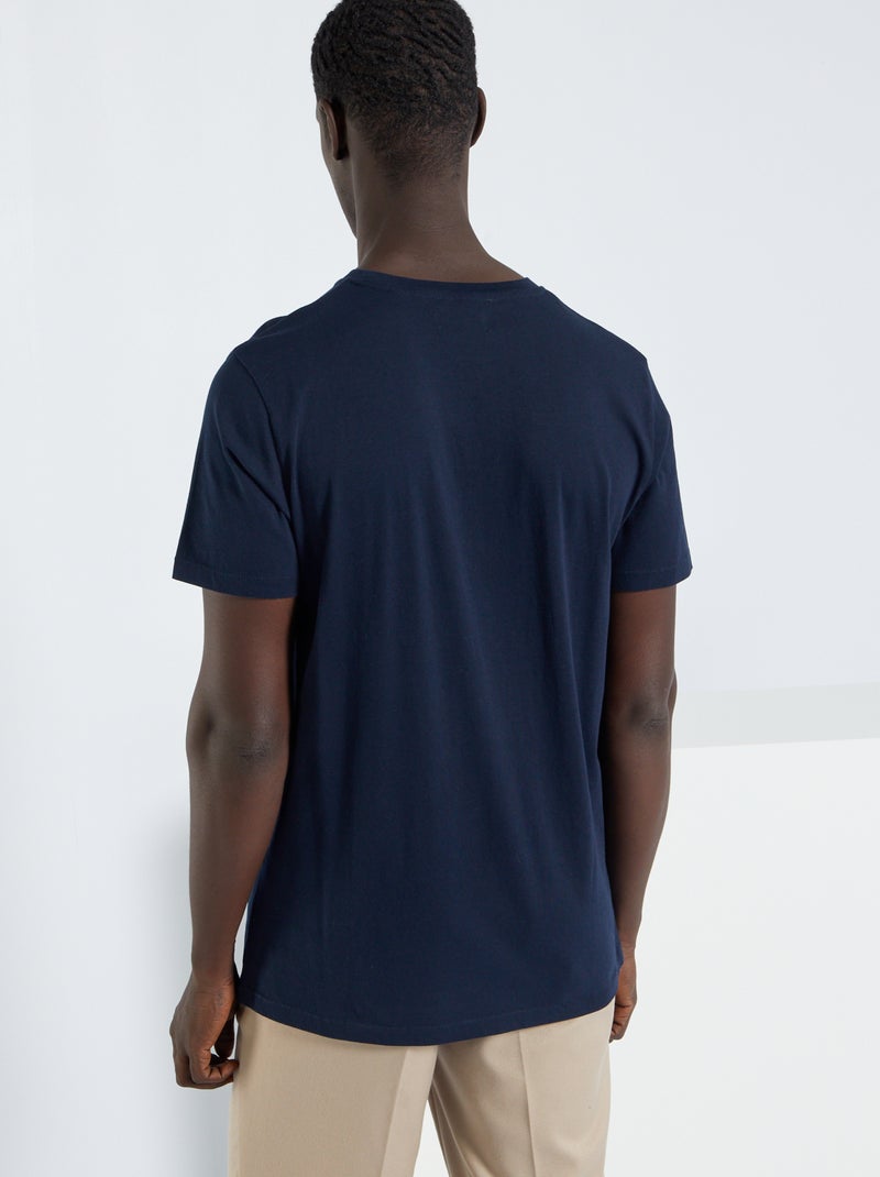T-shirt 'Produkt' en jersey bleu marine - Kiabi