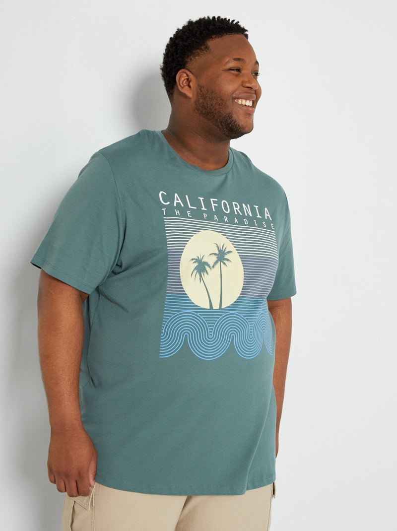 T-shirt 'Produkt' en jersey Vert - Kiabi