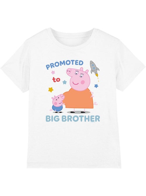 T-shirt promoted to big brother - peppa pig (george) - Kiabi