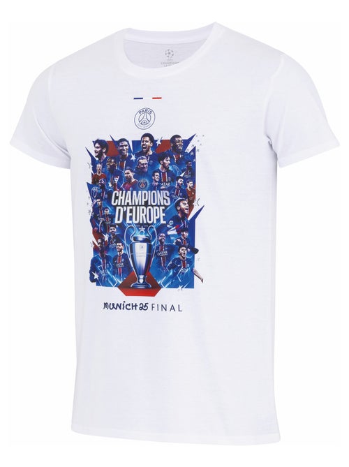 T-shirt PSG enfant - Champions d'Europe 2025 - Collection officielle PARIS SAINT-GERMAIN - Kiabi