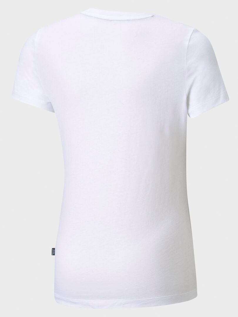 T-shirt 'Puma' à col rond Blanc - Kiabi