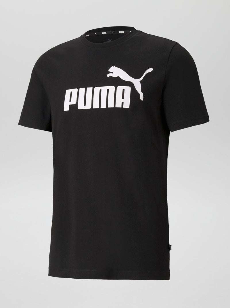 T-shirt 'Puma' à col rond Noir - Kiabi