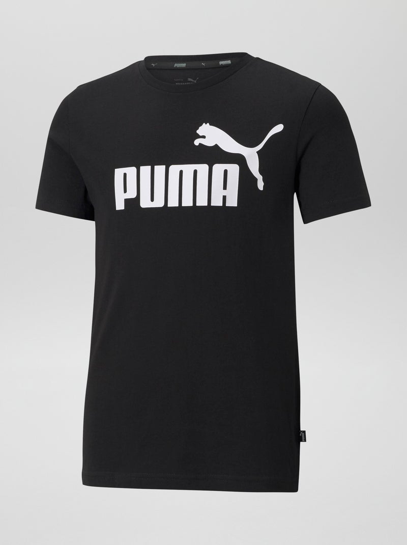 T-shirt 'Puma' à col rond Noir - Kiabi