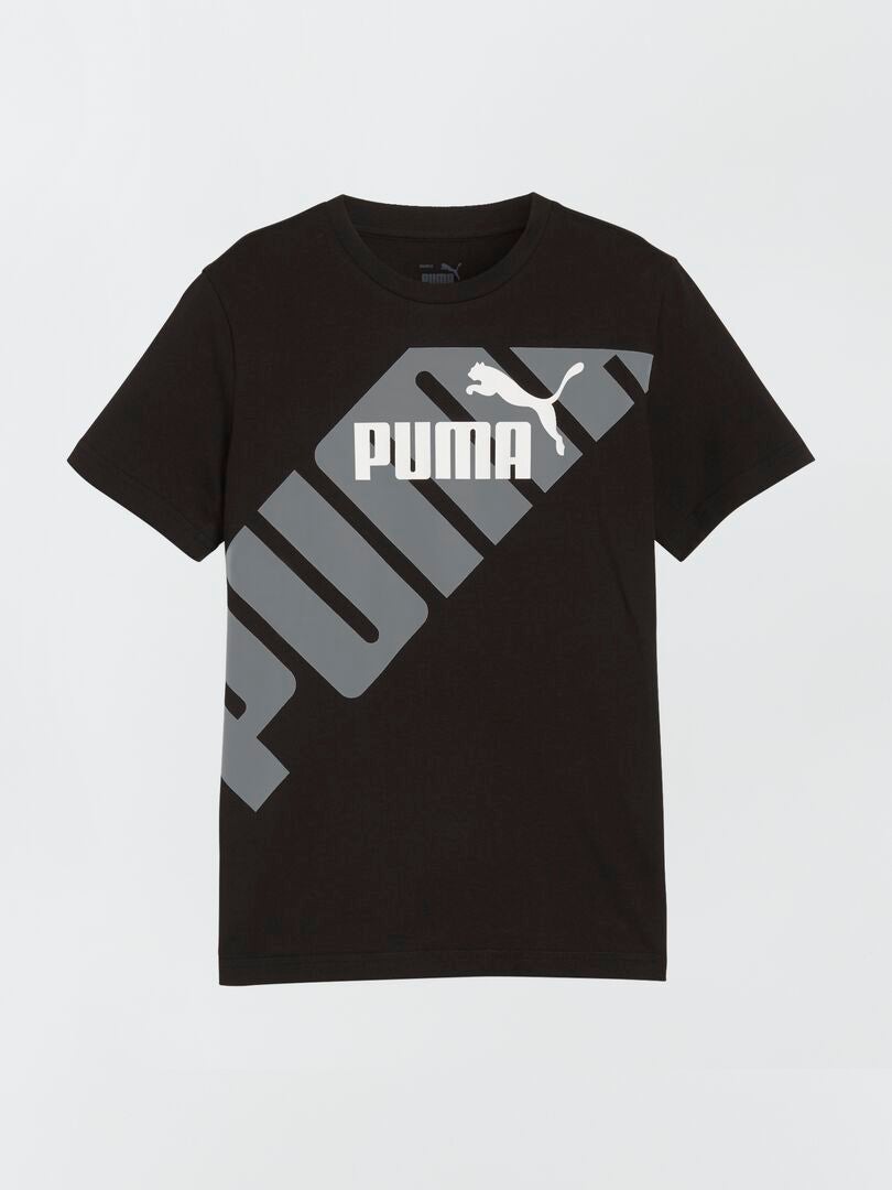 T-shirt 'Puma' à logo Noir - Kiabi