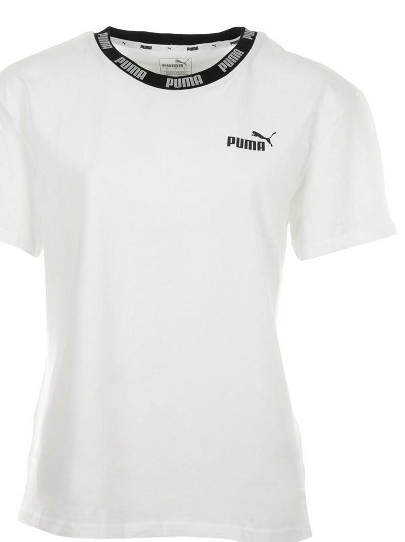 T-shirt PUMA Amplified Boyfriend Tee Blanc - Kiabi