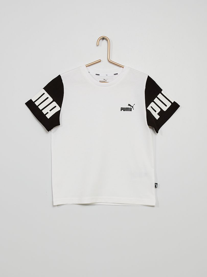 T-shirt 'Puma' blanc - Kiabi