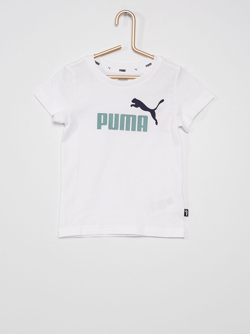 T-shirt 'puma' blanc - Kiabi