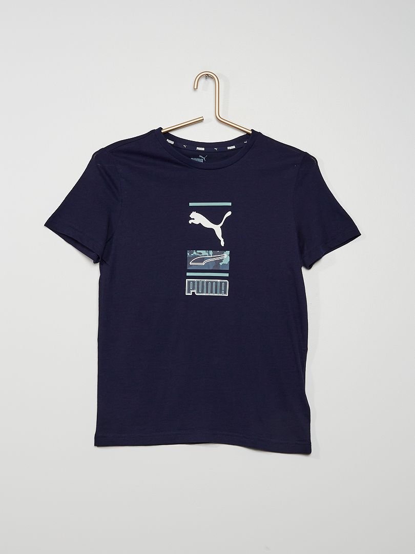 T-shirt 'Puma' bleu - Kiabi