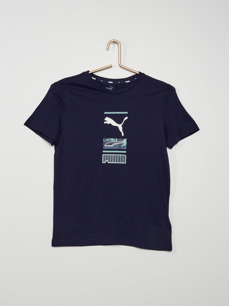 T-shirt 'Puma' bleu - Kiabi