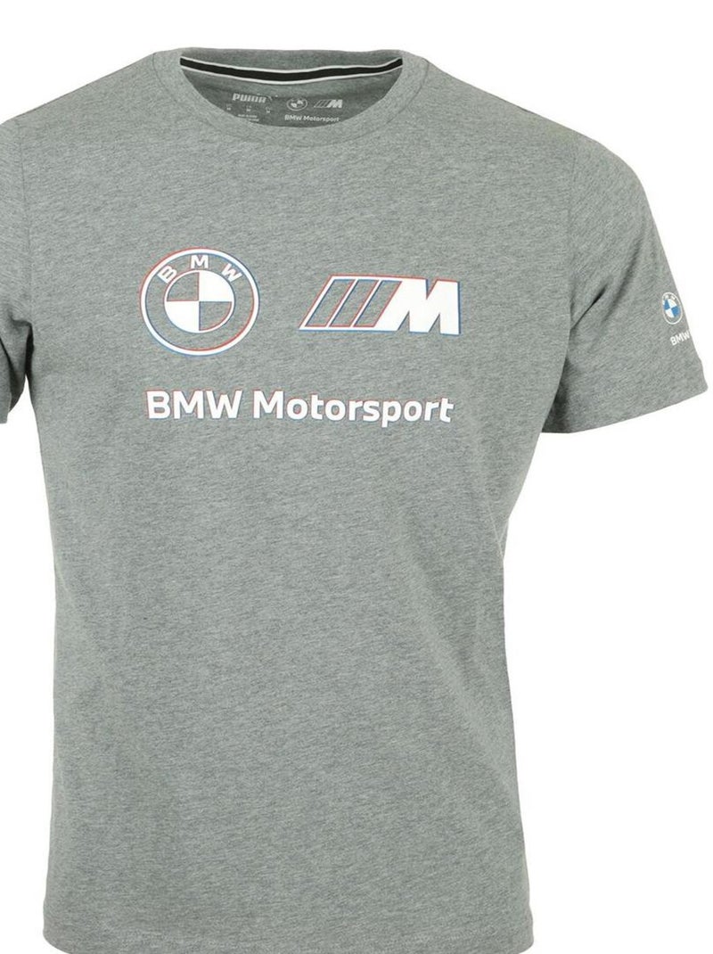 T-shirt PUMA BMW MMS Logo Tee Gris - Kiabi