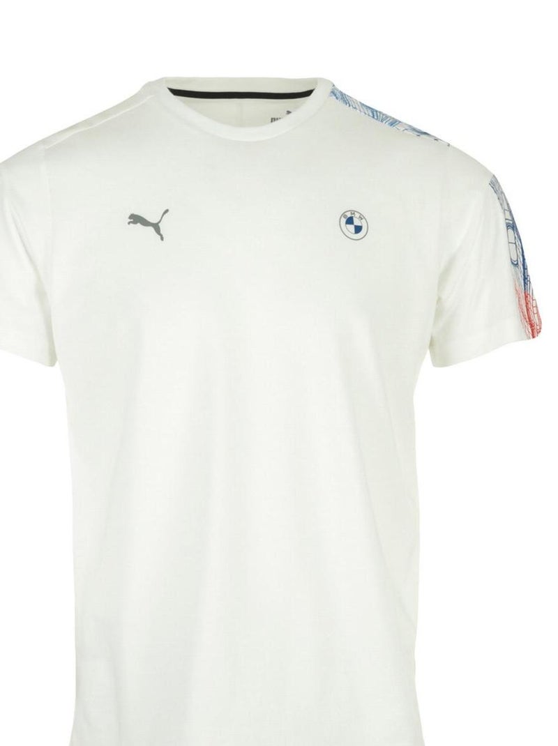 T-shirt PUMA BMW Mms T7 Tee Blanc - Kiabi