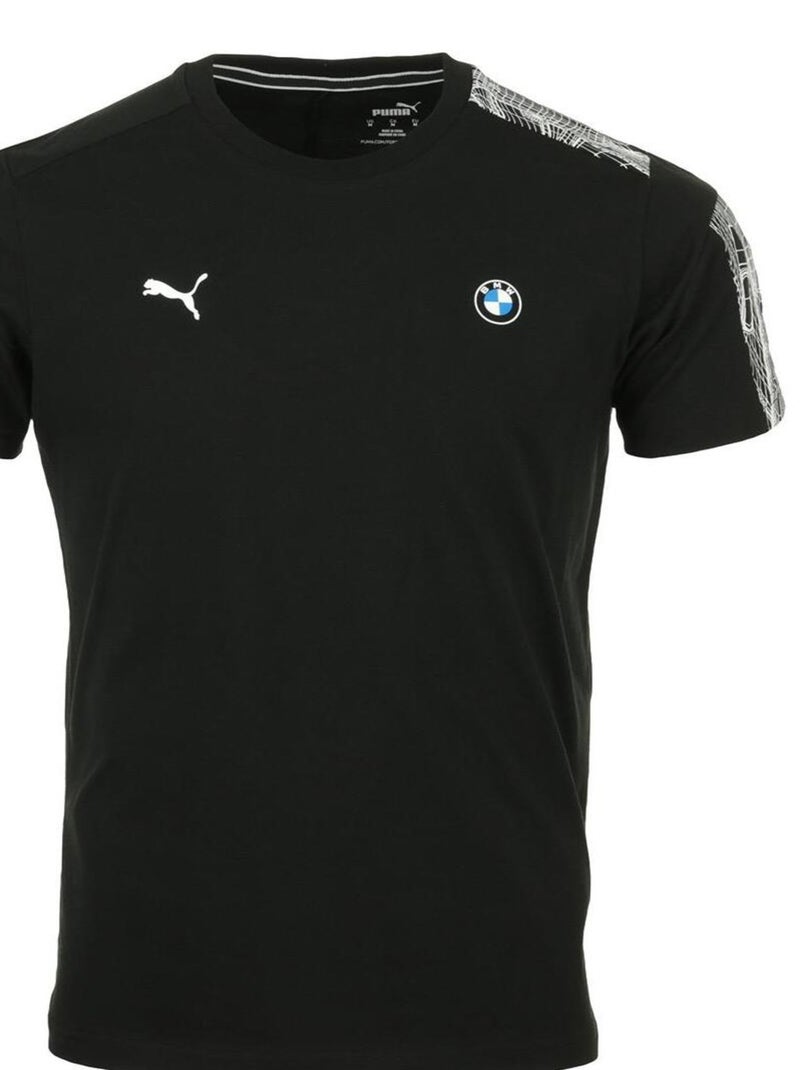 T-shirt PUMA BMW Mms T7 Tee Noir Blanc - Kiabi