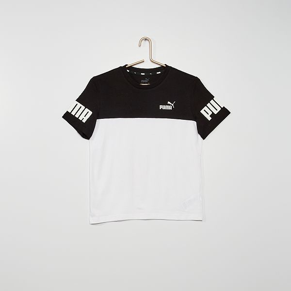 T-shirt Puma pour femme RTG Logo Tee blanc/noir - Boutique football