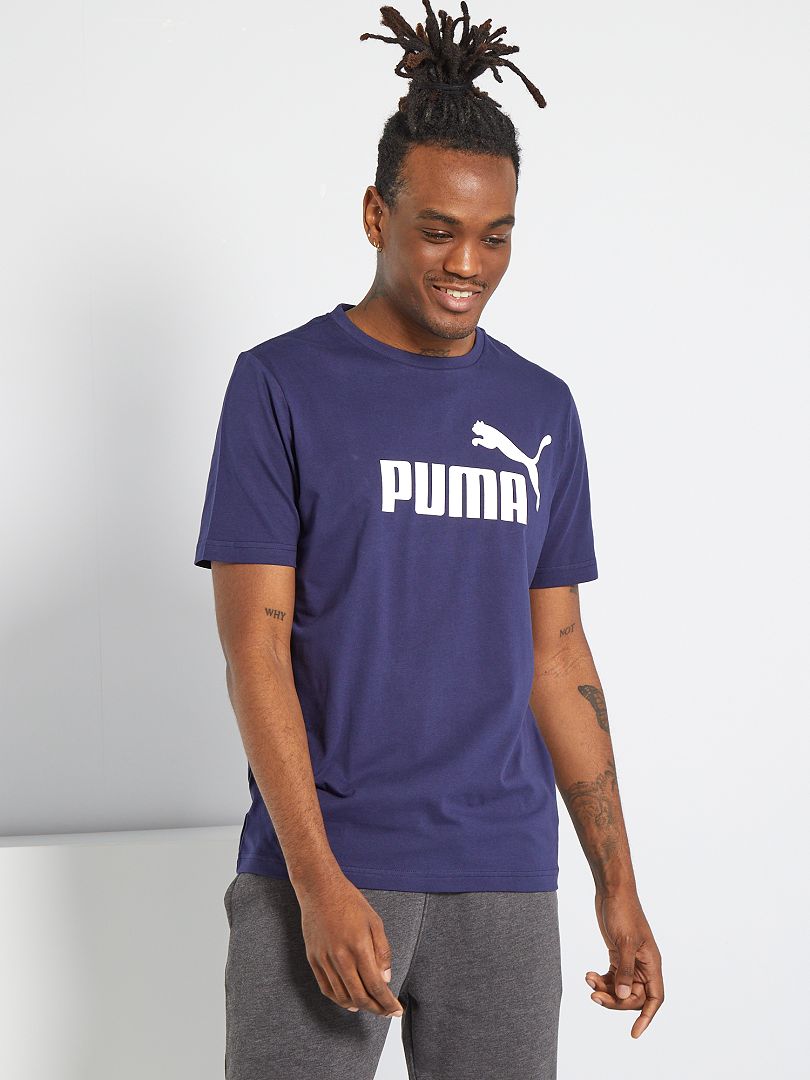 T-shirt 'Puma' marine - Kiabi