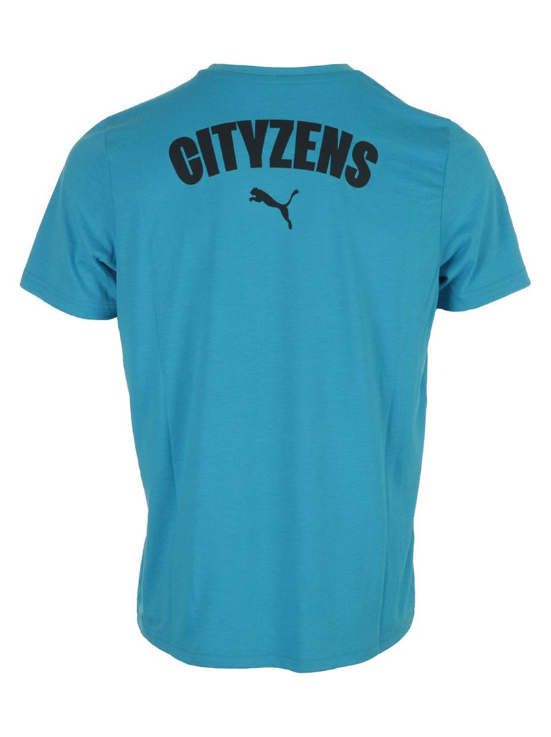 T-shirt PUMA Mcfc Casuals Tee Bleu Bleu marine - Kiabi