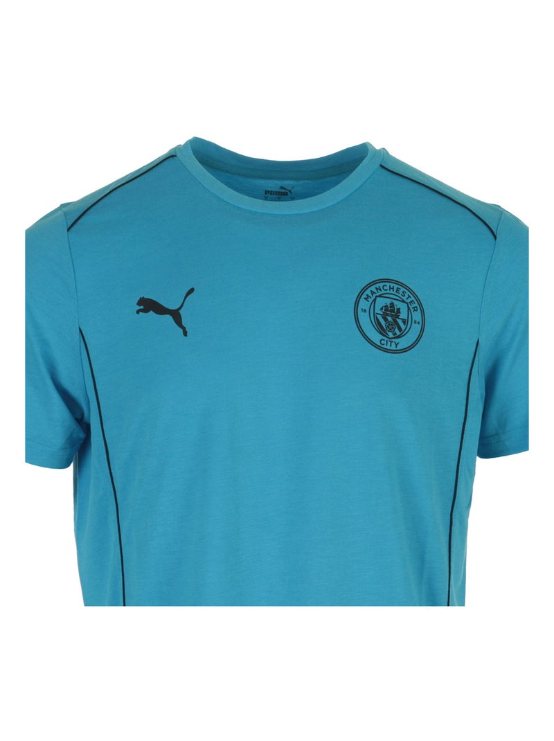 T-shirt PUMA Mcfc Casuals Tee Bleu Bleu marine - Kiabi