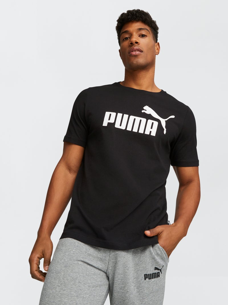 T-shirt 'Puma' Noir - Kiabi
