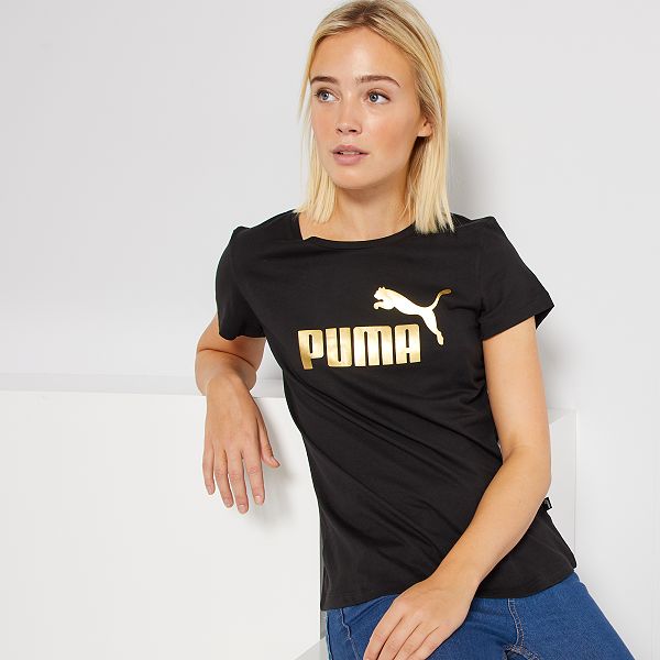 T-shirt 'Puma' femme - noir - Kiabi - 23,00€