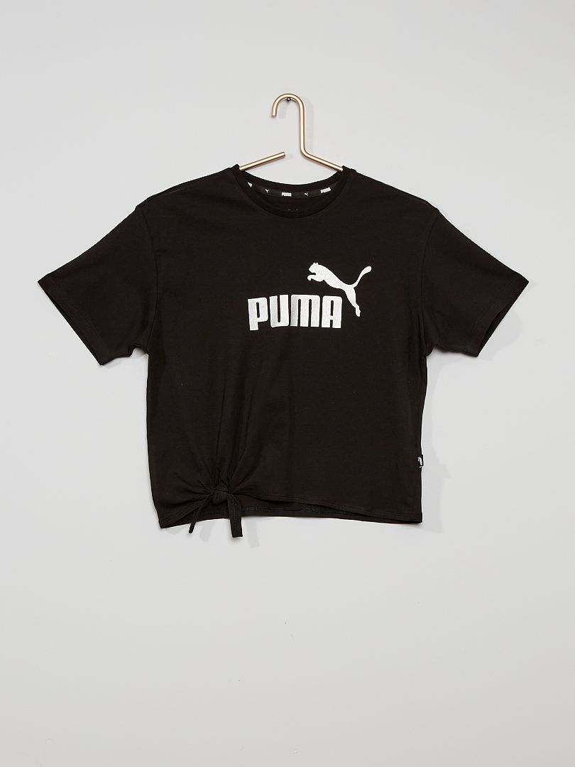 T-shirt 'puma' noir - Kiabi