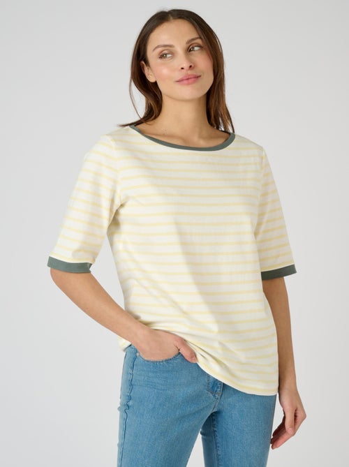 T-shirt pur coton - Damart - Kiabi