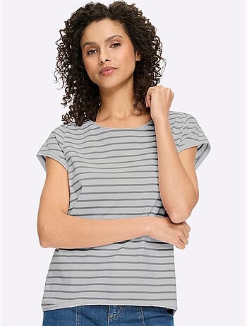 T-shirt Pur Coton - Taille Standard - Helline
