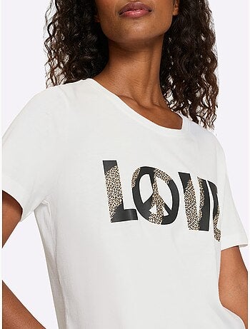 T-shirt Pur Coton - Taille Standard - Helline