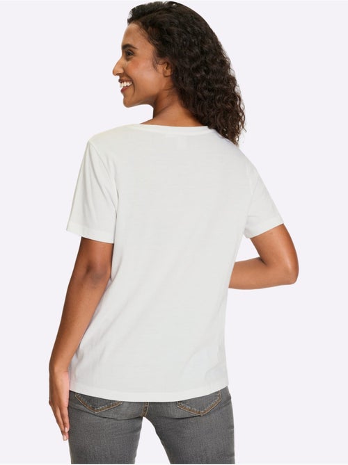 T-shirt Pur Coton - Taille Standard - helline - Kiabi