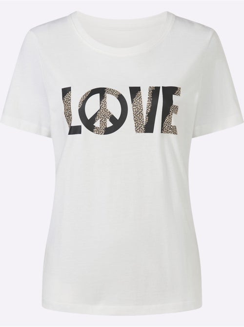 T-shirt Pur Coton - Taille Standard - helline - Kiabi