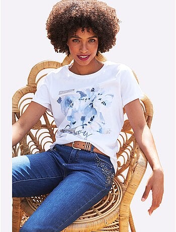 T-shirt Pur Coton - Taille Standard - Helline