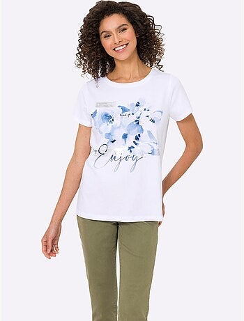 T-shirt Pur Coton - Taille Standard - Helline