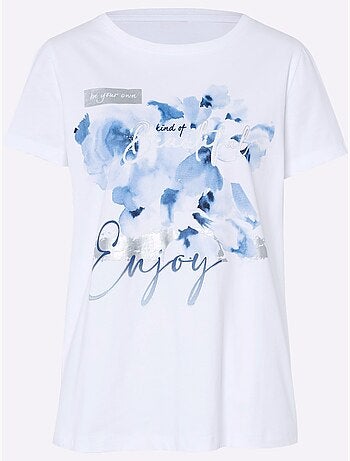 T-shirt Pur Coton - Taille Standard - Helline