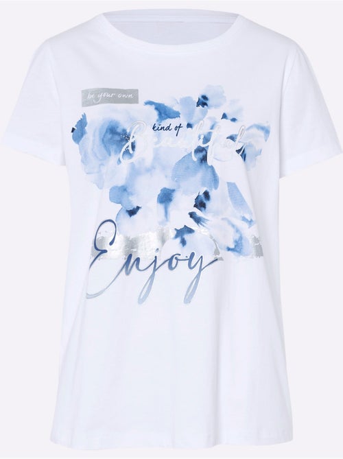 T-shirt Pur Coton - Taille Standard - helline - Kiabi