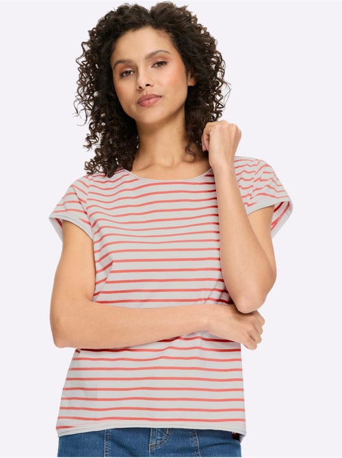 T-shirt Pur Coton - Taille Standard - Helline - Kiabi T-shirt Pur Coton - Taille Standard - Helline - Kiabi