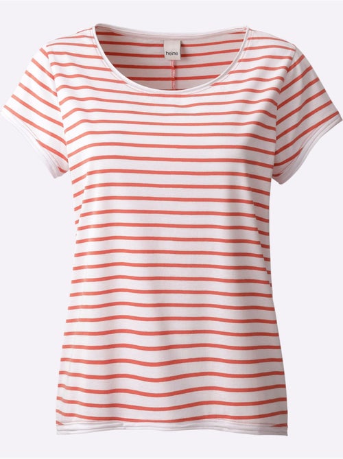 T-shirt Pur Coton - Taille Standard - Helline - Kiabi T-shirt Pur Coton - Taille Standard - Helline - Kiabi