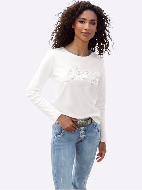 T-shirt Pur Coton - Taille Standard - helline - Kiabi