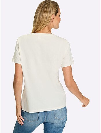 T-shirt Pur Coton - Taille Standard - Helline