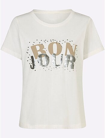 T-shirt Pur Coton - Taille Standard - Helline