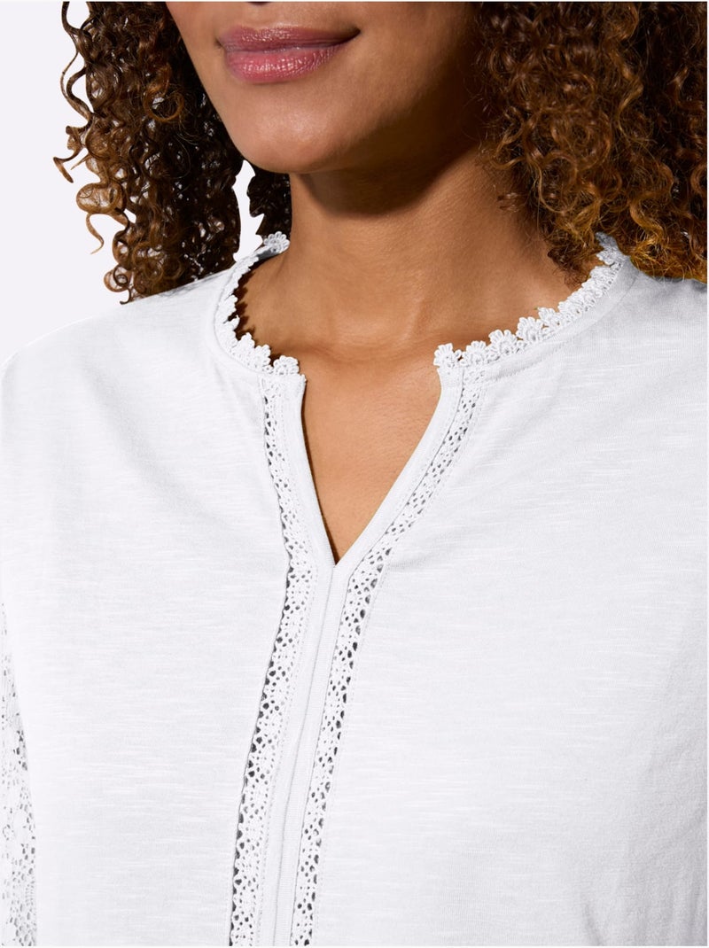T-shirt Pur Coton - Taille Standard - Witt Blanc - Kiabi