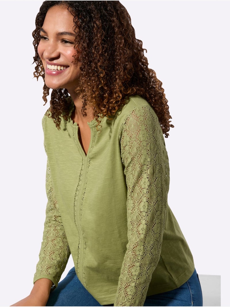 T-shirt Pur Coton - Taille Standard - Witt Bleu Vert Gris - Kiabi