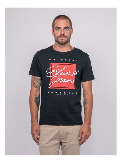 T-shirt pur coton à motif JABLOTE - Kiabi