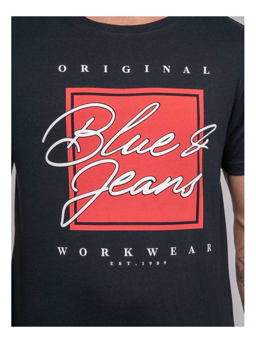 T-shirt pur coton à motif JABLOTE - Kiabi